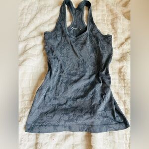 Athletic Seamless Racerback Tank Top - Dark Gray